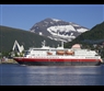 Coastal Steamer with Tromsdalstind by Bard Loken VisitTromso